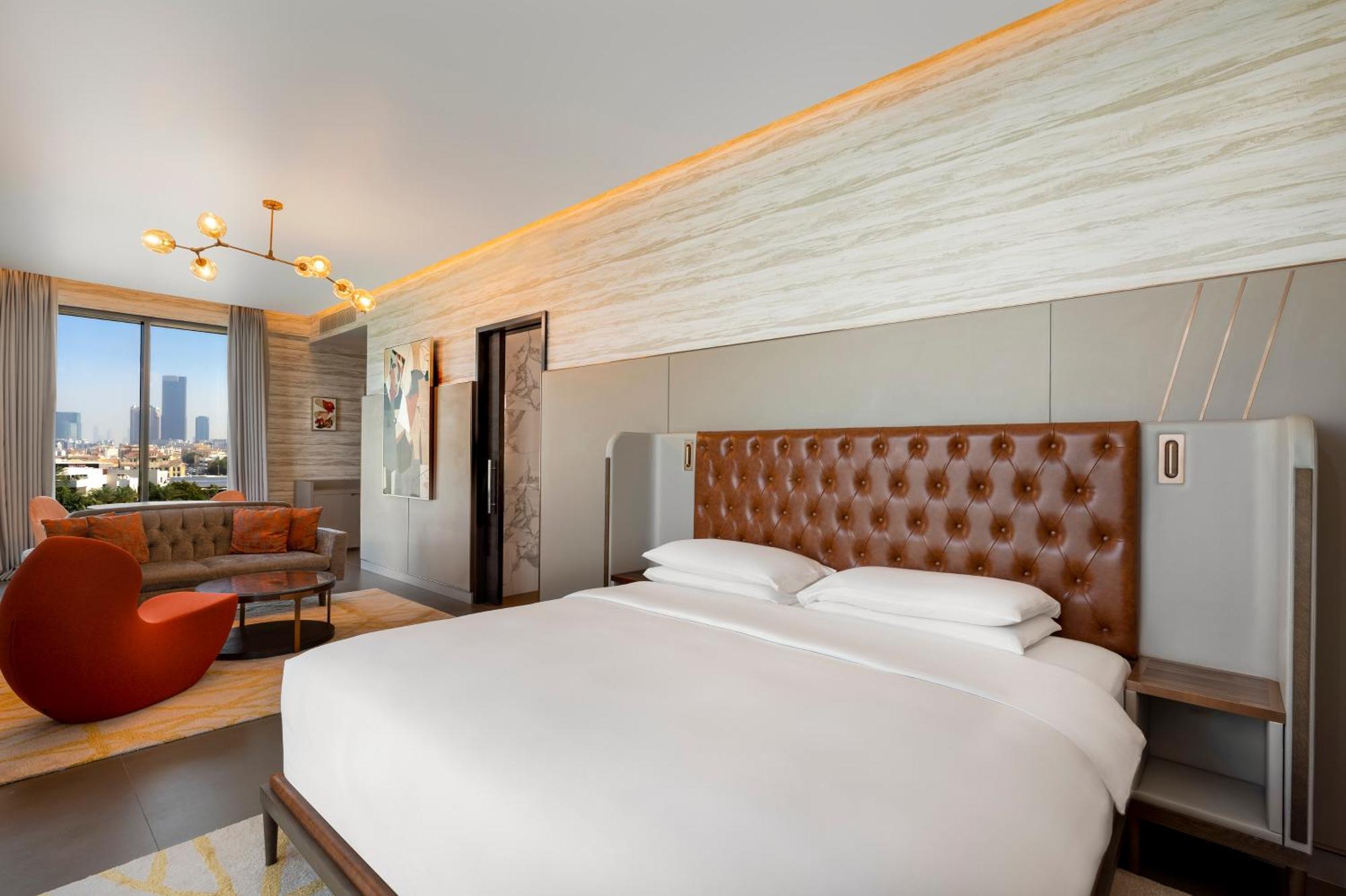 Hyatt Centric Jumeirah ドバイ エクステリア 写真 A bedroom at the hotel