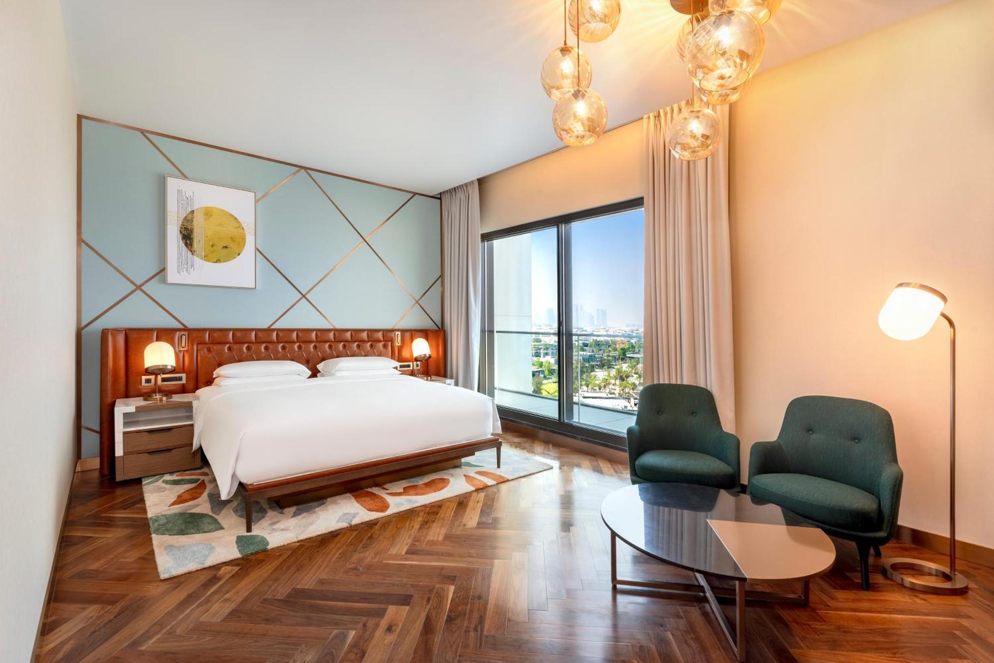 Hyatt Centric Jumeirah ドバイ エクステリア 写真 A bedroom at the hotel