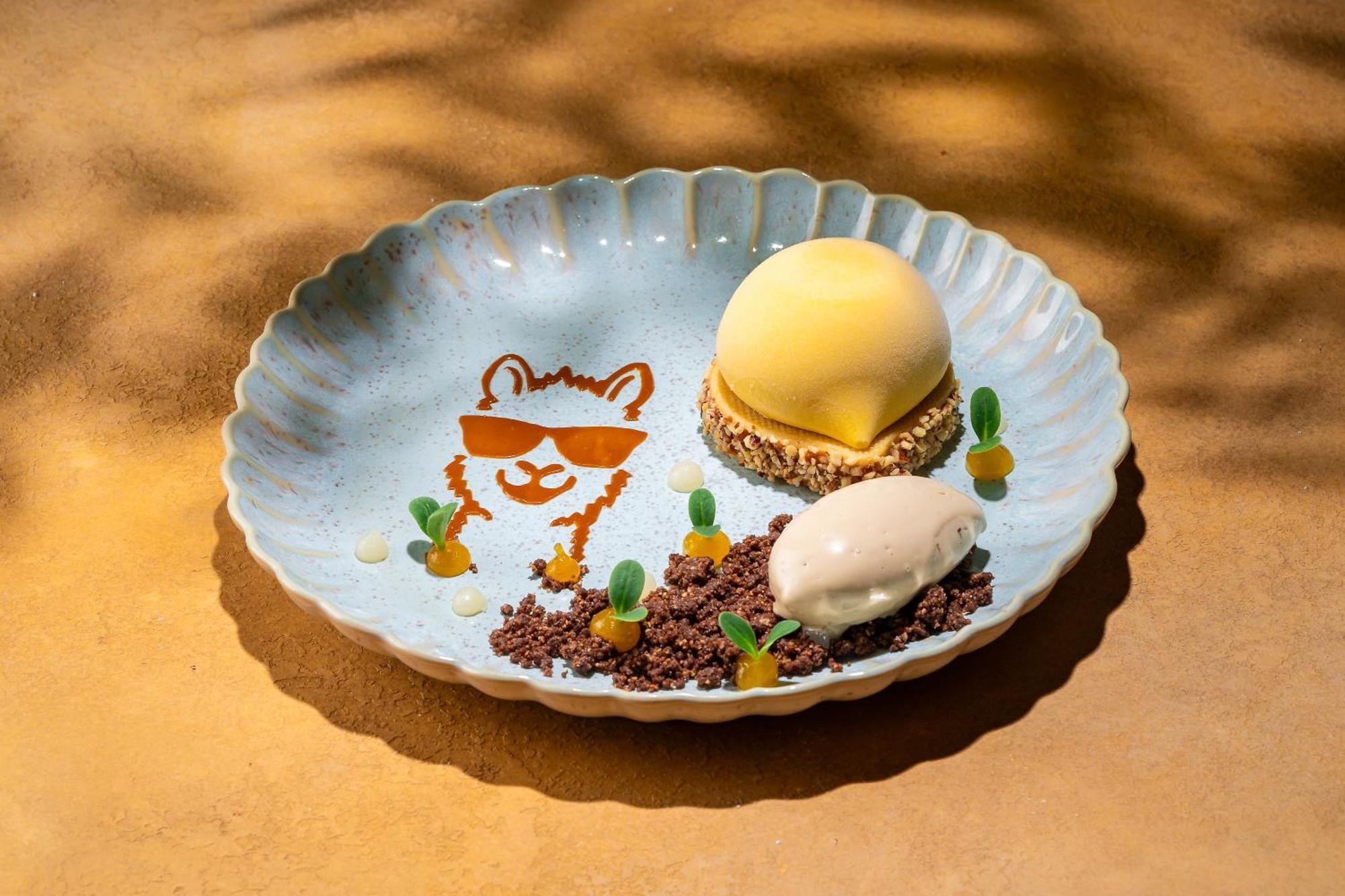 Hyatt Centric Jumeirah ドバイ エクステリア 写真 A dessert at the restaurant